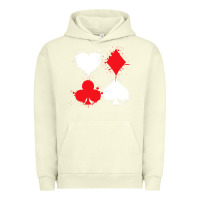 Pigment Pistachio playing cards poker heart spade club Urban Hoodie - linhVisuals