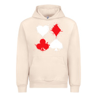 Sandshell playing cards poker heart spade club Urban Hoodie - linhVisuals