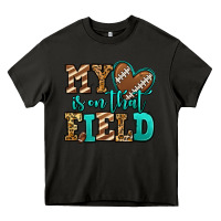 Asphalt my heart is on that field american football Heavy Core Tee - Jasminsmagicworld