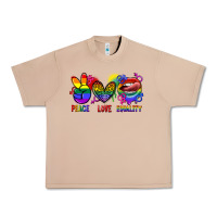 Burro Peace love equality Urban Heavy Tee - FaDigitalArtStudio