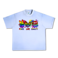 Grape Ice Peace love equality Urban Heavy Tee - FaDigitalArtStudio