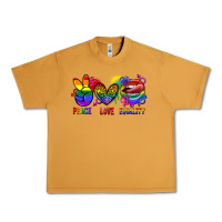 Peanut Butter Peace love equality Urban Heavy Tee - FaDigitalArtStudio