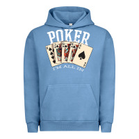 Pigment Pebble Blue poker all in royal flush lucky casino Urban Hoodie - linhVisuals