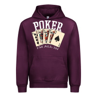 Mauve Wine poker all in royal flush lucky casino Urban Hoodie - linhVisuals
