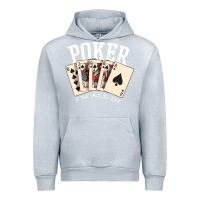 Heather Grey poker all in royal flush lucky casino Urban Hoodie - linhVisuals