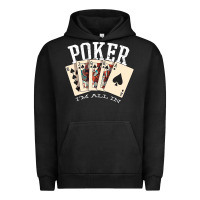 Pigment Black poker all in royal flush lucky casino Urban Hoodie - linhVisuals