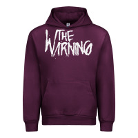 Mauve Wine THE WARNING Urban Hoodie - linhVisuals