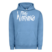 Pigment Pebble Blue THE WARNING Urban Hoodie - linhVisuals