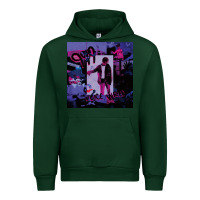 Forest Green juice album music Urban Hoodie - linhVisuals