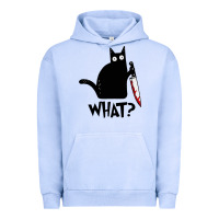Pigment Grape Ice Halloween Cat With Knife What Urban Hoodie - linhVisuals