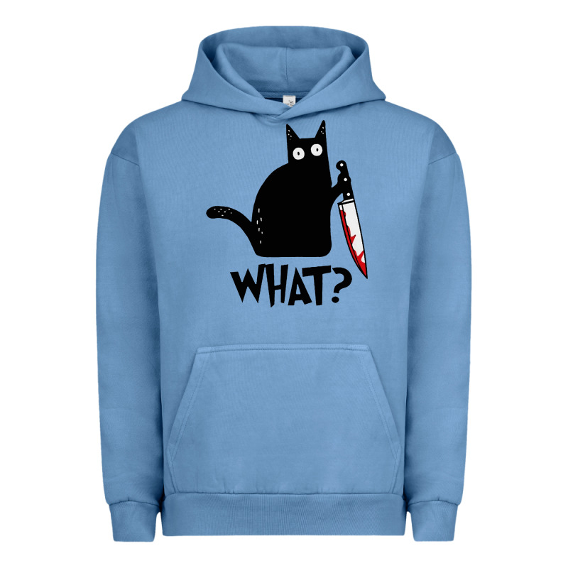 Halloween Cat With Knife What Urban Hoodie by linhVisuals | Teevron