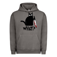 Pigment Tornado Halloween Cat With Knife What Urban Hoodie - linhVisuals