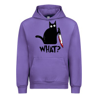 Tulip Halloween Cat With Knife What Urban Hoodie - linhVisuals