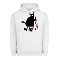 Pigment Lunar Rock Halloween Cat With Knife What Urban Hoodie - linhVisuals