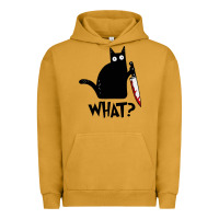 Pigment Peanut Butter Halloween Cat With Knife What Urban Hoodie - linhVisuals