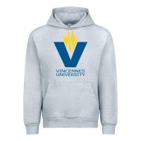 Heather Grey university of vincennes Urban Hoodie - linhVisuals