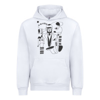 White gregory porter jazz music Urban Hoodie - linhVisuals