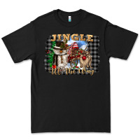 Black jingle all the way Premium Tee - CowGirlArtShop