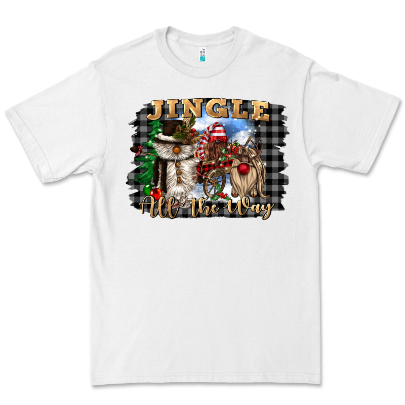 Jingle All The Way Premium Tee by CowGirlArtShop | Teevron