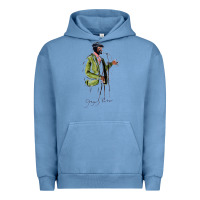 Pigment Pebble Blue gregory porter jazz music Urban Hoodie - linhVisuals