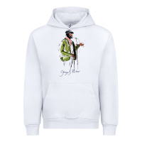 White gregory porter jazz music Urban Hoodie - linhVisuals