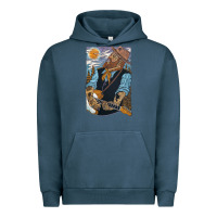Pigment Midnight Navy nathaniel rateliff müsïc Urban Hoodie - linhVisuals
