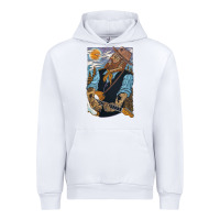 White nathaniel rateliff müsïc Urban Hoodie - linhVisuals