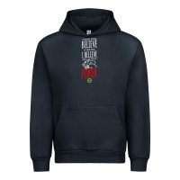 Navy poker card player believe in something Urban Hoodie - linhVisuals