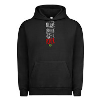 Pigment Black poker card player believe in something Urban Hoodie - linhVisuals