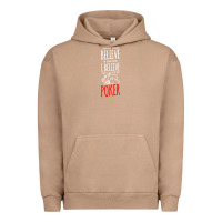 Pigment Burro poker card player believe in something Urban Hoodie - linhVisuals