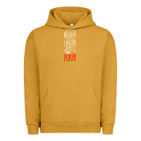 Pigment Peanut Butter poker card player believe in something Urban Hoodie - linhVisuals