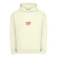 Pigment Pistachio poker card player believe in something Urban Hoodie - linhVisuals