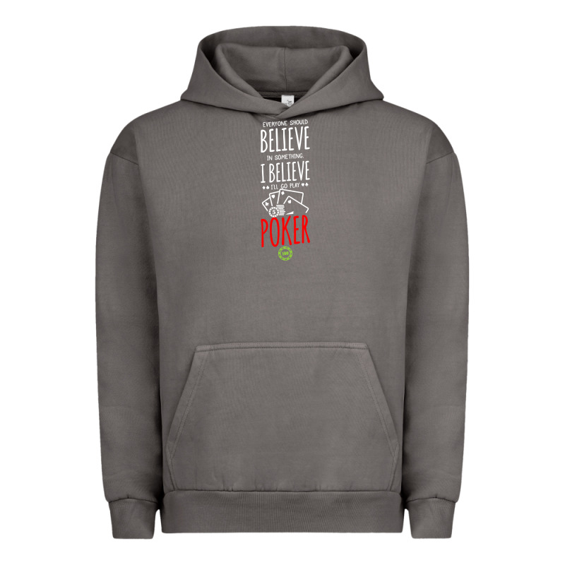 Poker Card Player Believe In Something Urban Hoodie by linhVisuals | Teevron