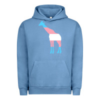 Pigment Pebble Blue transgender flag ftm mtf trans pride Urban Hoodie - linhVisuals