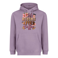 Lavender life begins after coffee Heavyweight Hoodie - JahusDesignShop