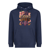 Navy life begins after coffee Heavyweight Hoodie - JahusDesignShop