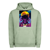 Pigment Oil Green concert wrld Urban Hoodie - linhVisuals