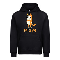 Black bluey mom Urban Hoodie - linhVisuals
