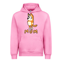 Fuchsia Pink bluey mom Urban Hoodie - linhVisuals