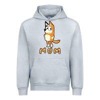 Heather Grey bluey mom Urban Hoodie - linhVisuals