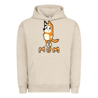 Pigment French Oak bluey mom Urban Hoodie - linhVisuals