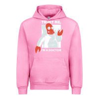 Fuchsia Pink doctor zoidberg who Urban Hoodie - linhVisuals