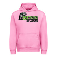 Fuchsia Pink senn high school Urban Hoodie - linhVisuals
