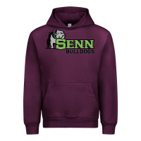 Mauve Wine senn high school Urban Hoodie - linhVisuals