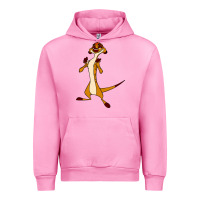 Fuchsia Pink Timon Funny Urban Hoodie - linhVisuals