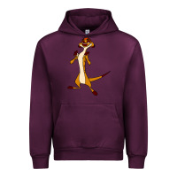 Mauve Wine Timon Funny Urban Hoodie - linhVisuals
