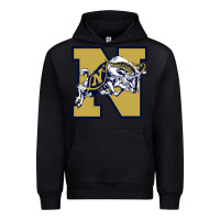 Black navy midshipmen Urban Hoodie - linhVisuals
