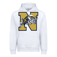 White navy midshipmen Urban Hoodie - linhVisuals