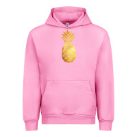 Fuchsia Pink gold pineapple Urban Hoodie - linhVisuals