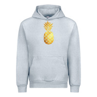 Heather Grey gold pineapple Urban Hoodie - linhVisuals